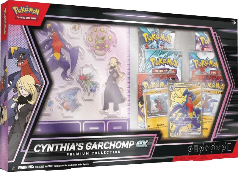 Pokémon Cynthia's Garchomp ex: Premium Collection Box