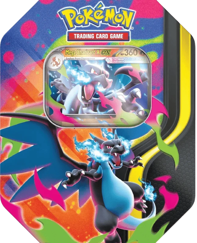Pokémon Mega Charizard X ex Tin