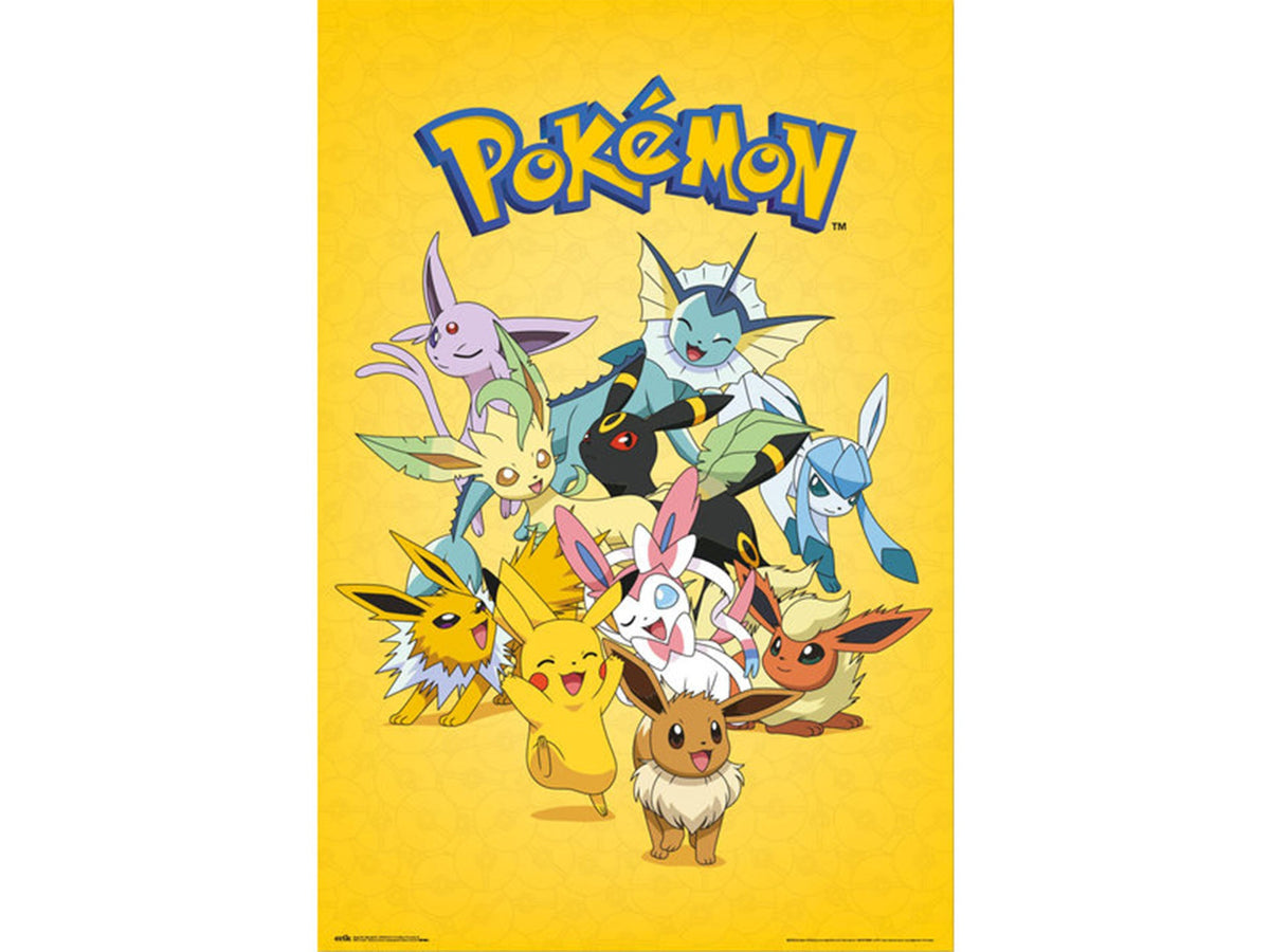 Pokémon Poster Eevee Evolutions