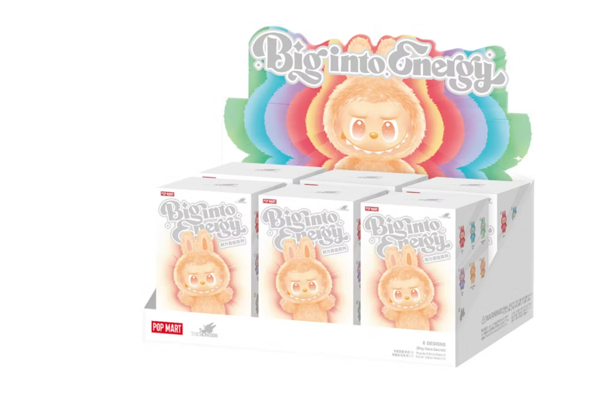 Pop Mart Labubu The Monsters Big into Energy Vinyl/Face Blind Box