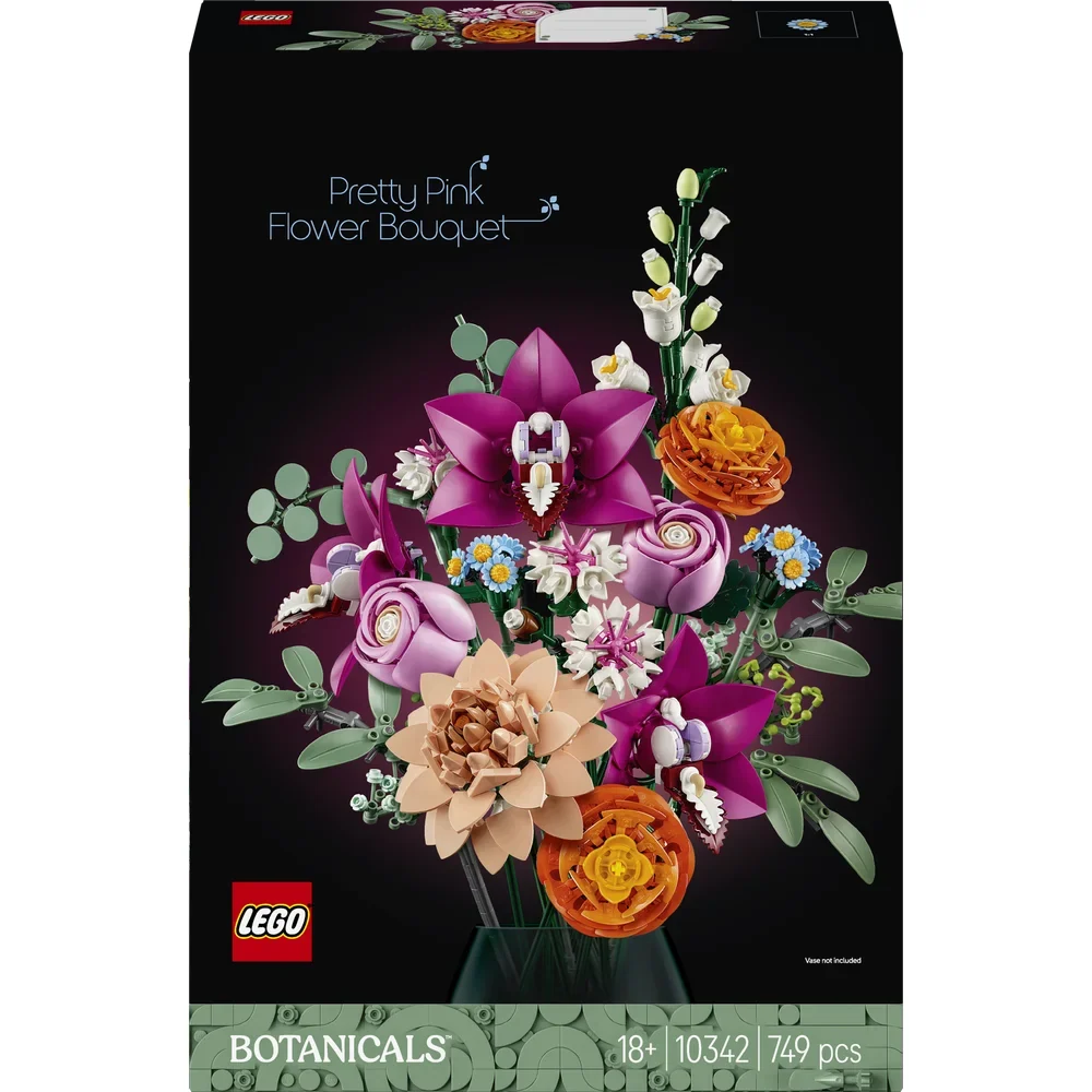 LEGO Botanische collectie - Roze boeket - 10342
