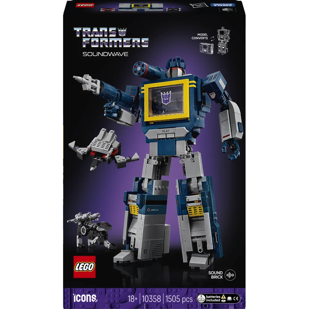 LEGO Icons - Transformers: Soundwave - 10358