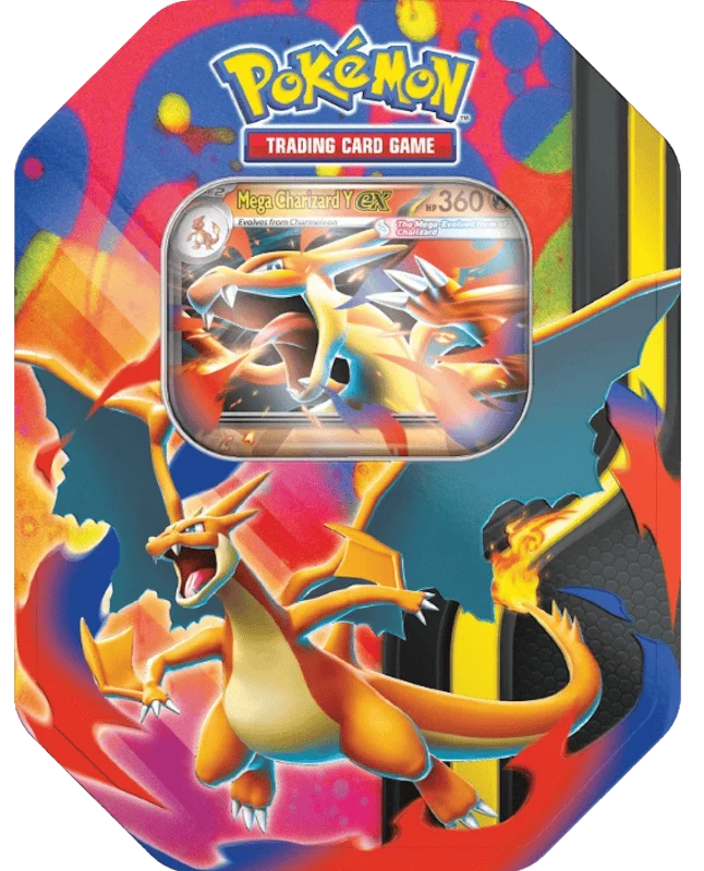 Pokémon Mega Charizard Y ex Tin