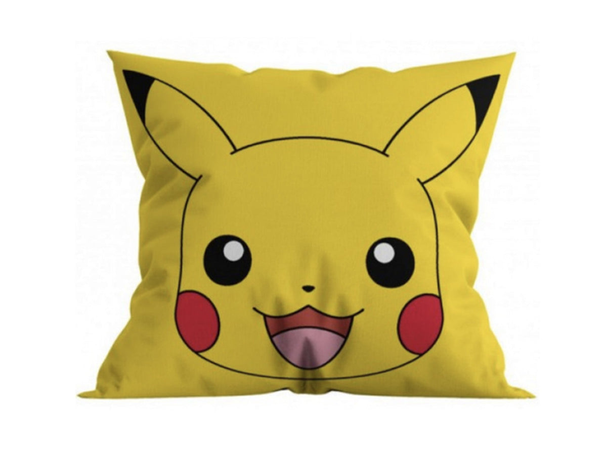 Pokemon Pikachu kussen geel - 40 x 40 cm