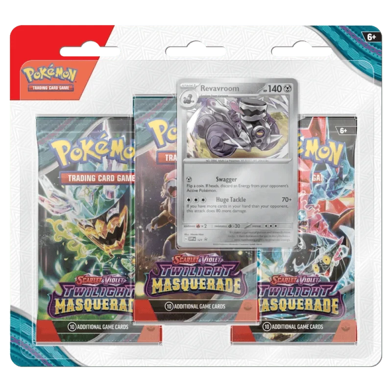 Pokémon Twilight Masquerade: 3-Pack Blister - Revaroom