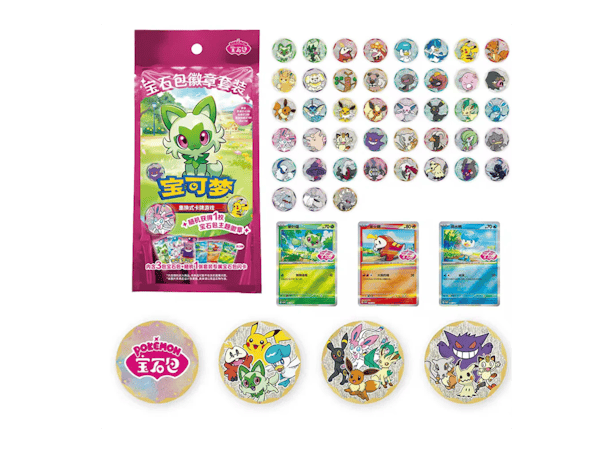 Pokémon (CN) Gem Pack Badge Set